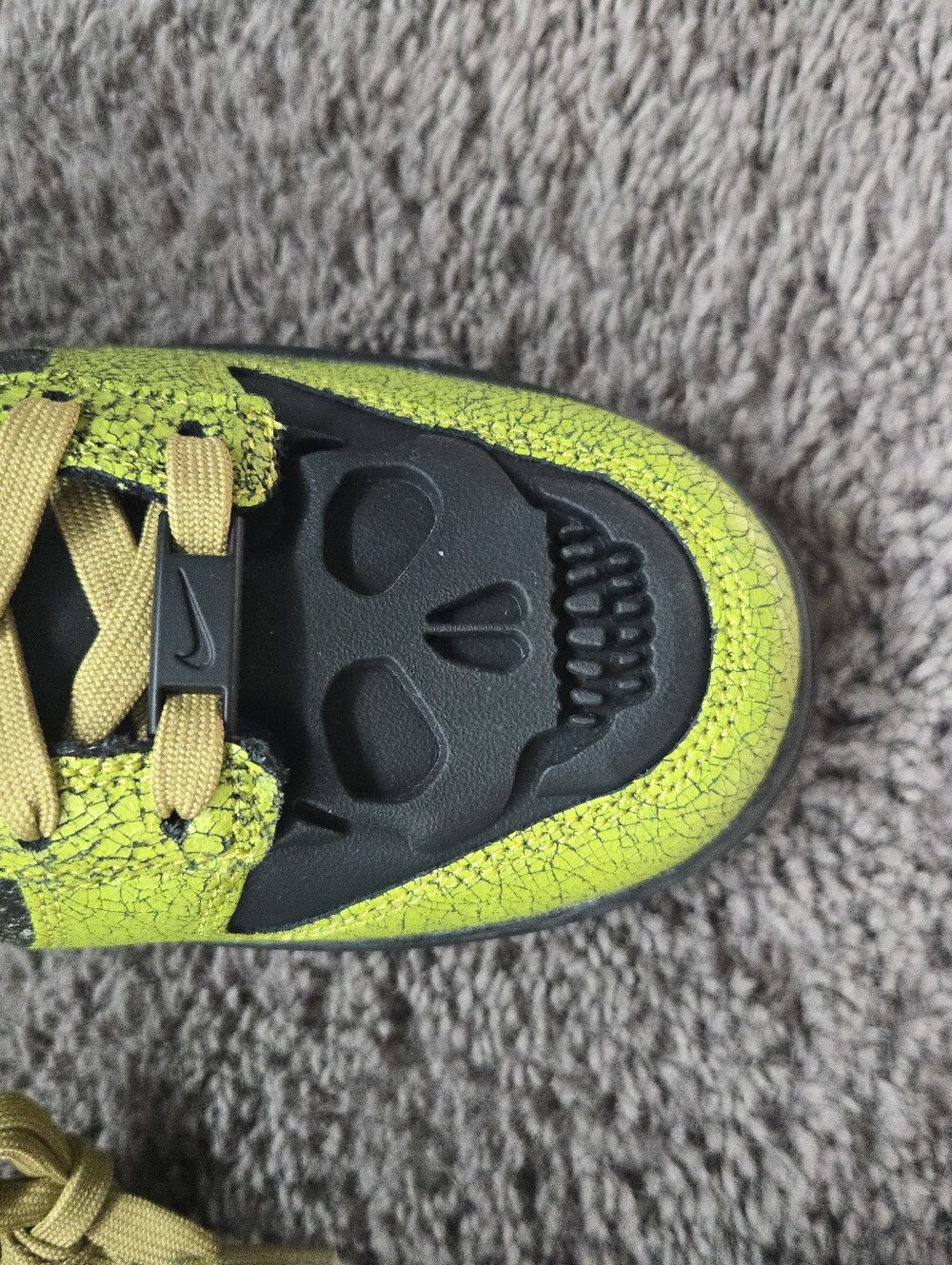 Nike Dunk Low Women 10 Retro QS Halloween Skull HV6103-300 1026 - Picture 4 of 9